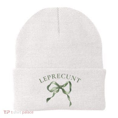 LEPRECUNT St. Patricks 'S Leprecunt Cotteque Irish Bow Beanie