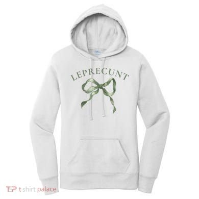 LEPRECUNT St. Patricks 'S Leprecunt Cotteque Irish Bow Women's Hoodie