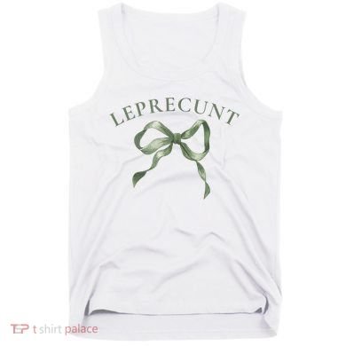 LEPRECUNT St. Patricks 'S Leprecunt Cotteque Irish Bow Tank Top