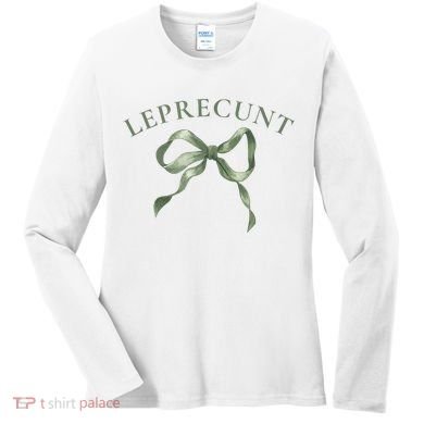 LEPRECUNT St. Patricks 'S Leprecunt Cotteque Irish Bow Women's Long Sleeve Shirt