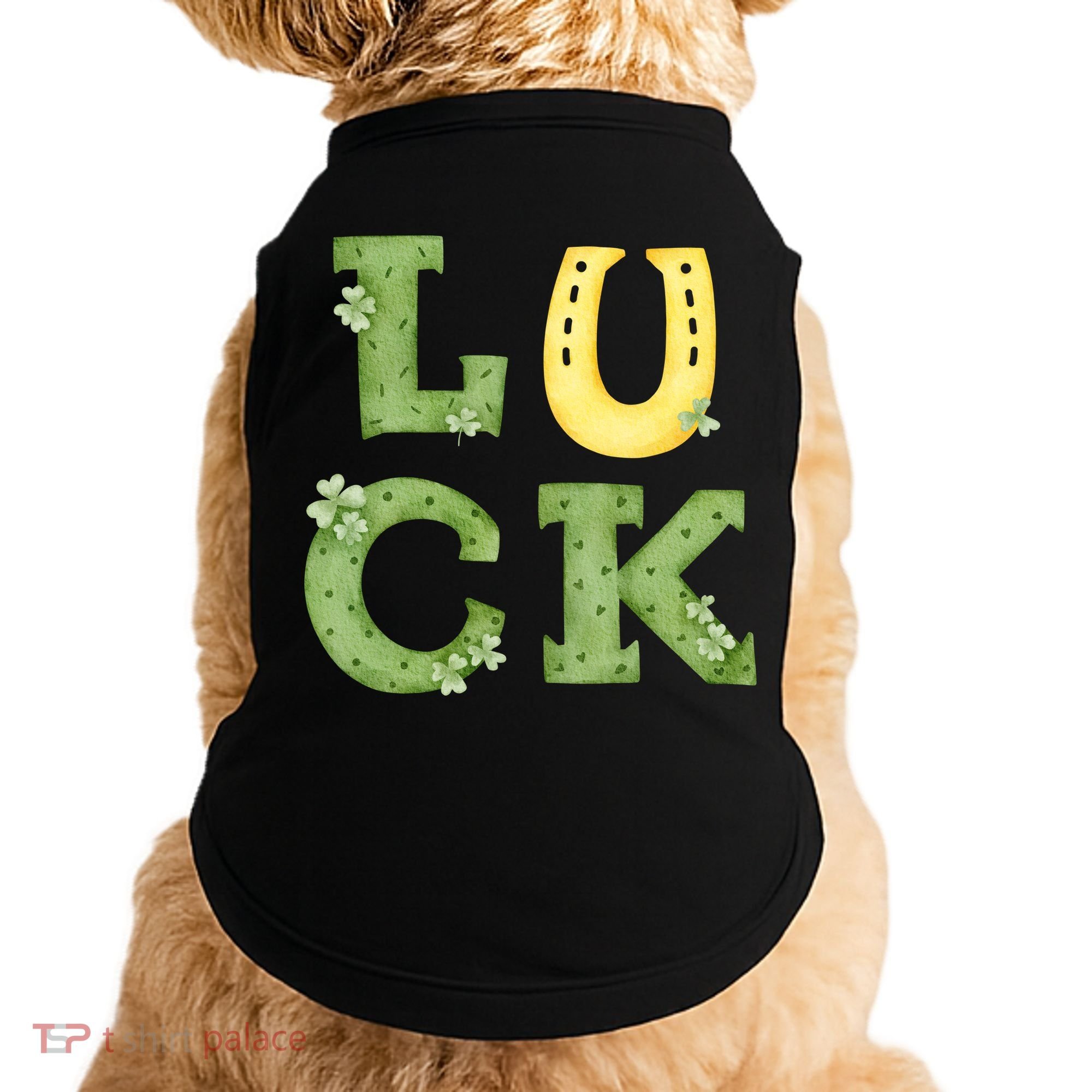 Luck St Patrick's Day Cute Gift Doggie Tank