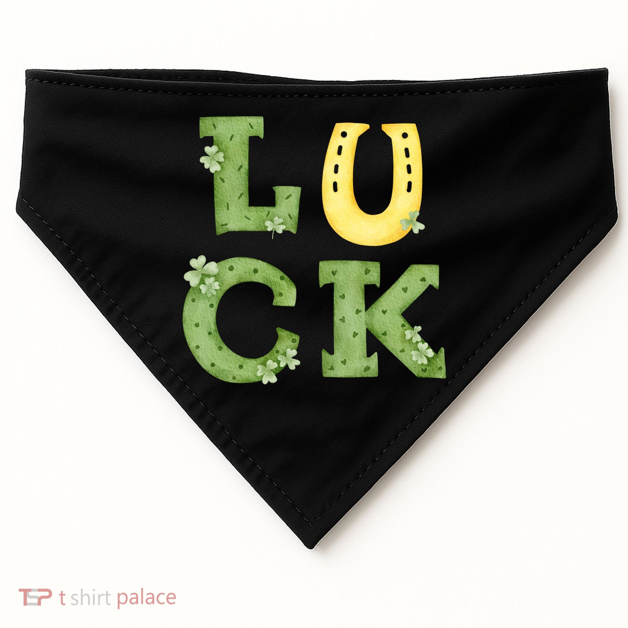 Luck St Patrick's Day Cute Gift USA-Made Doggie Bandana