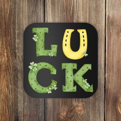 Luck St Patrick's Day Cute Gift Coaster