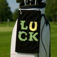 Luck St Patrick's Day Cute Gift Golf Towel thumb 2
