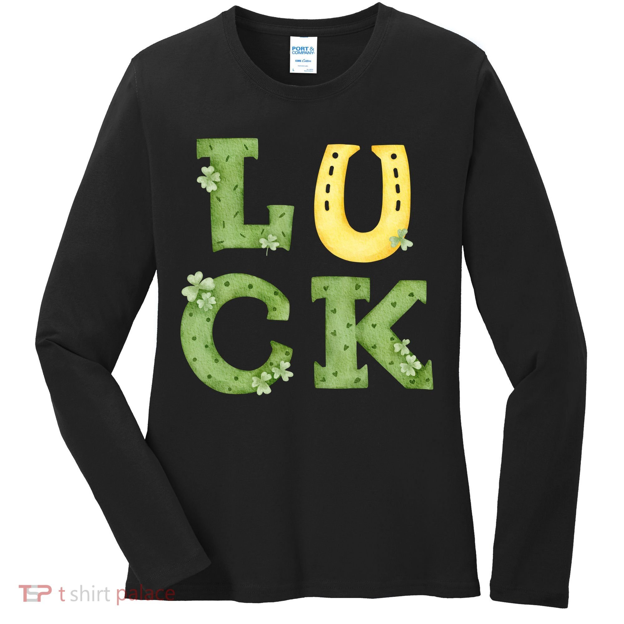 Luck St Patrick's Day Cute Gift Women's Long Sleeve Shirt