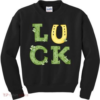 Luck St Patrick's Day Cute Gift Kids Sweatshirt