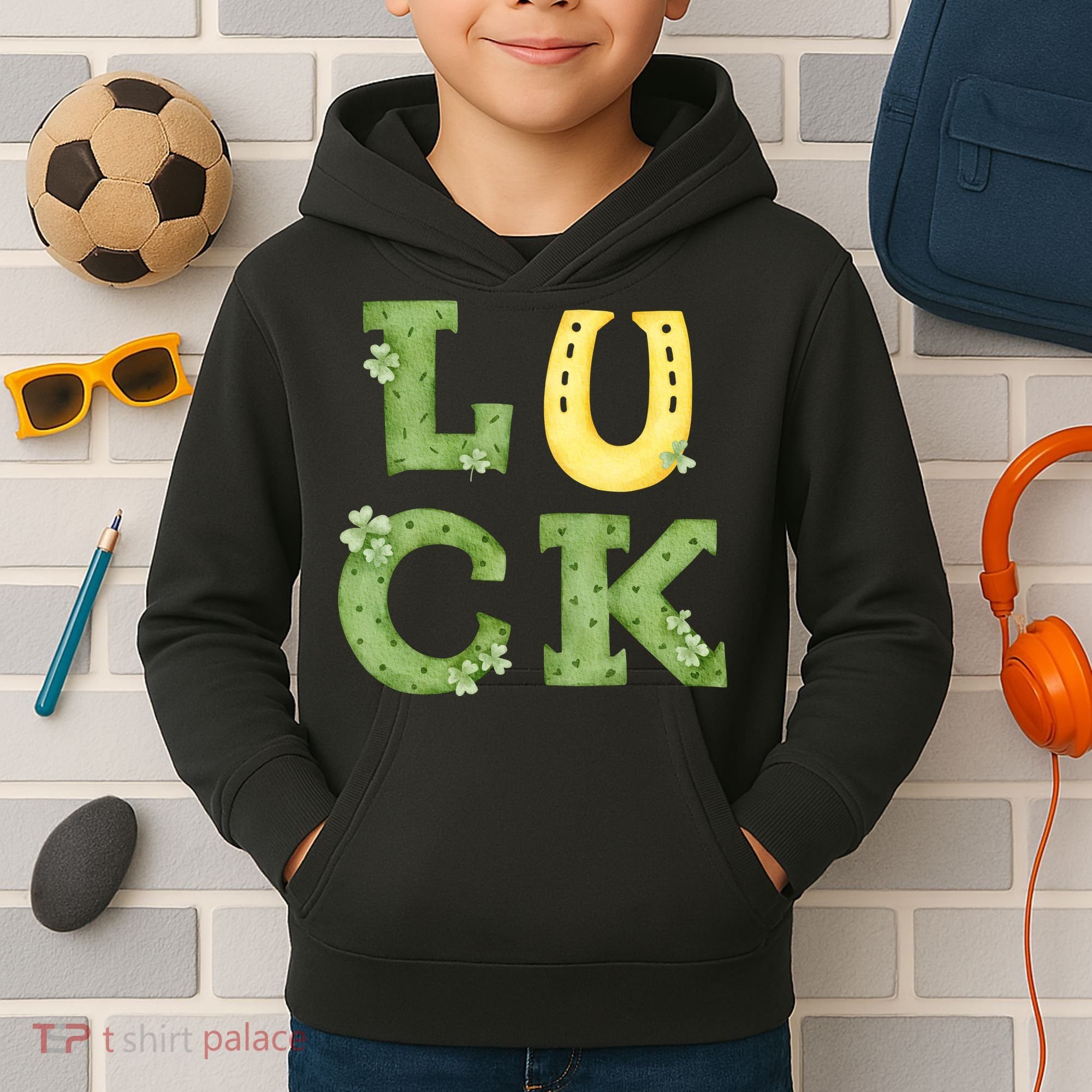 Luck St Patrick's Day Cute Gift Kids Hoodie