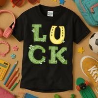 Luck St Patrick's Day Cute Gift Kids T-Shirt thumb 3