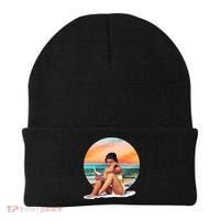 Lady Sunset Reading Book Beanie thumb 0