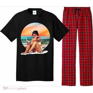 Lady Sunset Reading Book Pajama Set