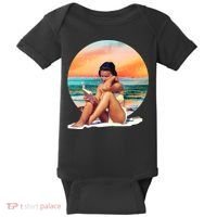 Lady Sunset Reading Book Baby Bodysuit thumb 0