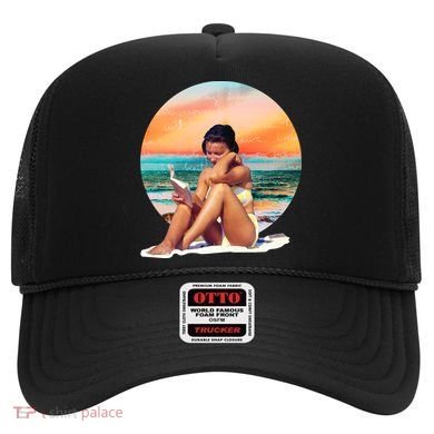 Lady Sunset Reading Book Hat