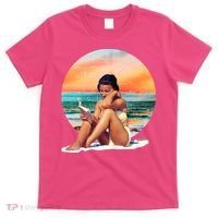 Lady Sunset Reading Book T-Shirt thumb 0