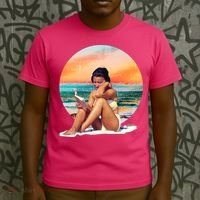 Lady Sunset Reading Book T-Shirt thumb 3