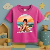 Lady Sunset Reading Book Toddler T-Shirt thumb 3