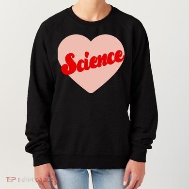 Love Science Retro Heart Women's Sweatshirt