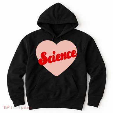 Love Science Retro Heart Hoodie