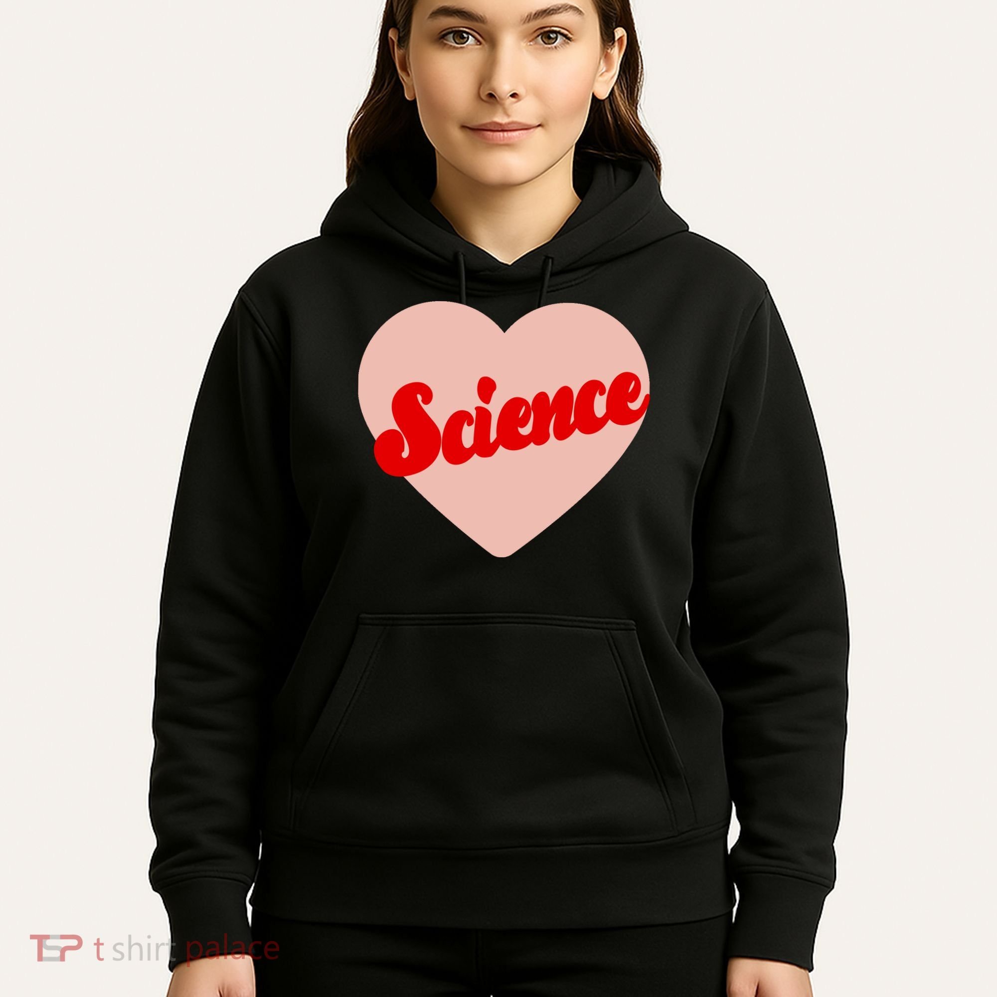 Love Science Retro Heart Hoodie