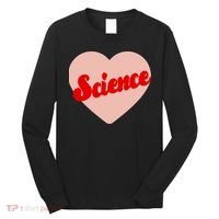 Love Science Retro Heart Long Sleeve Shirt thumb 0