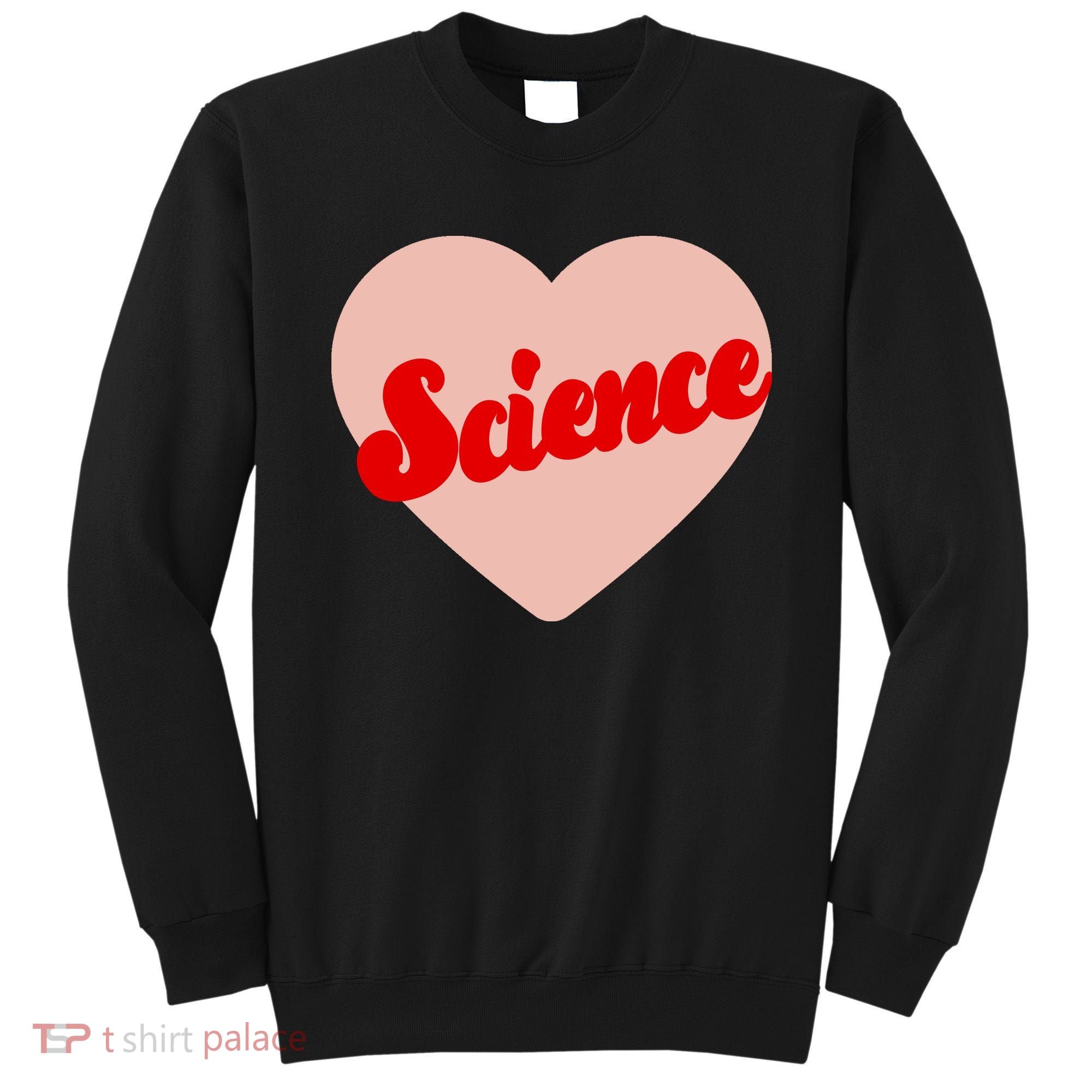 Love Science Retro Heart Sweatshirt