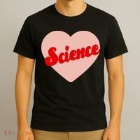 Love Science Retro Heart T-Shirt thumb 3