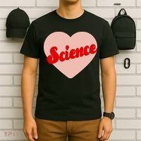Love Science Retro Heart T-Shirt thumb 6