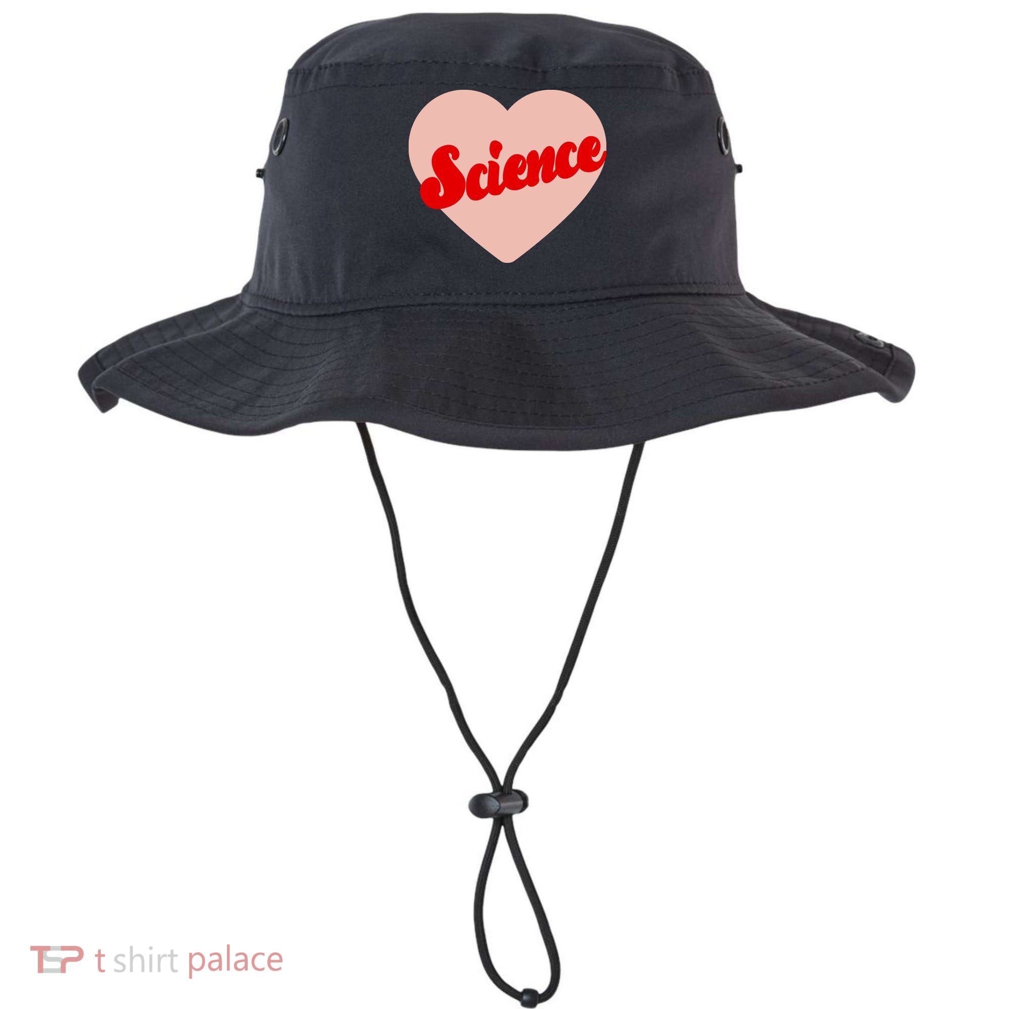 Love Science Retro Heart Bucket Hat