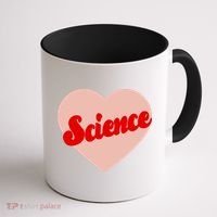 Love Science Retro Heart Coffee Mug thumb 1