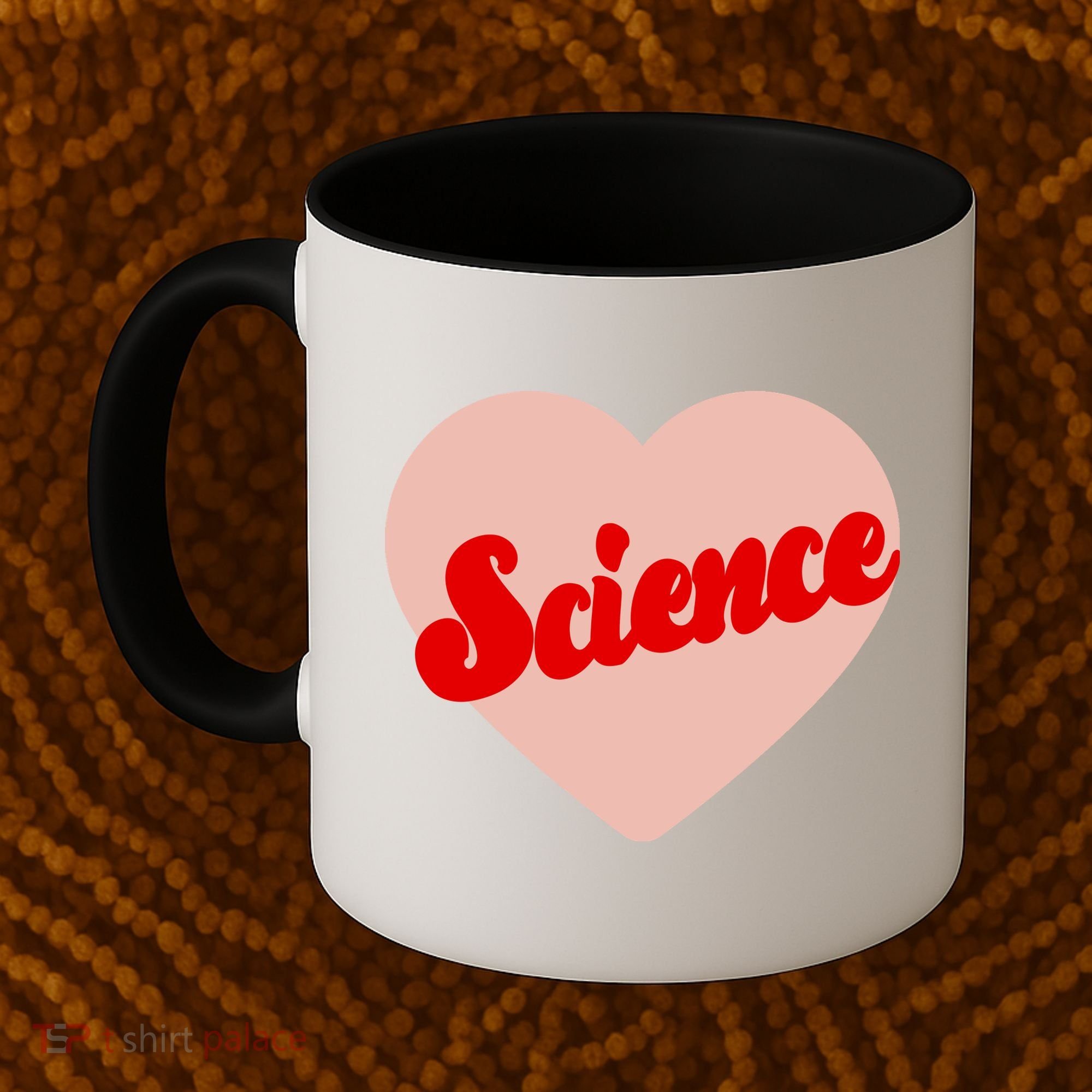 Love Science Retro Heart Coffee Mug