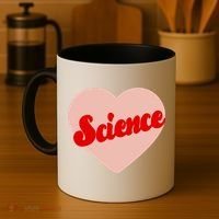 Love Science Retro Heart Coffee Mug thumb 4