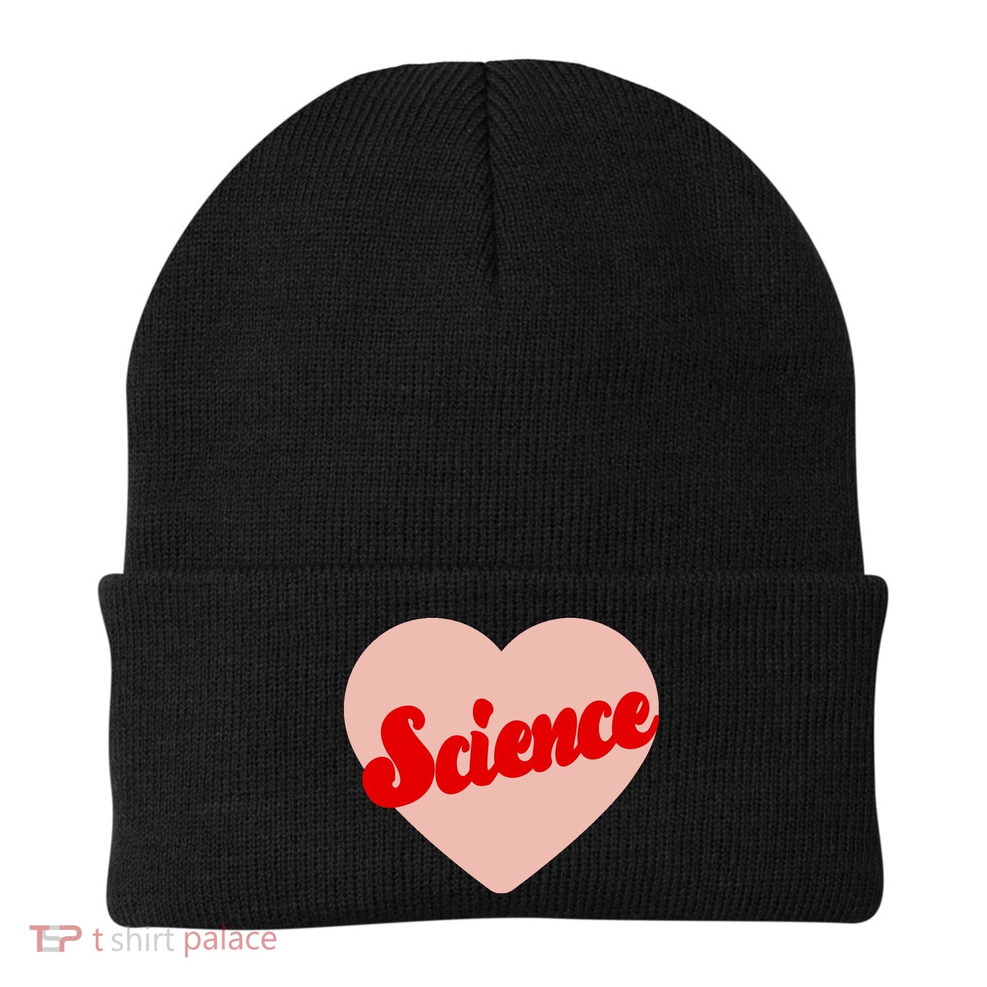 Love Science Retro Heart Beanie