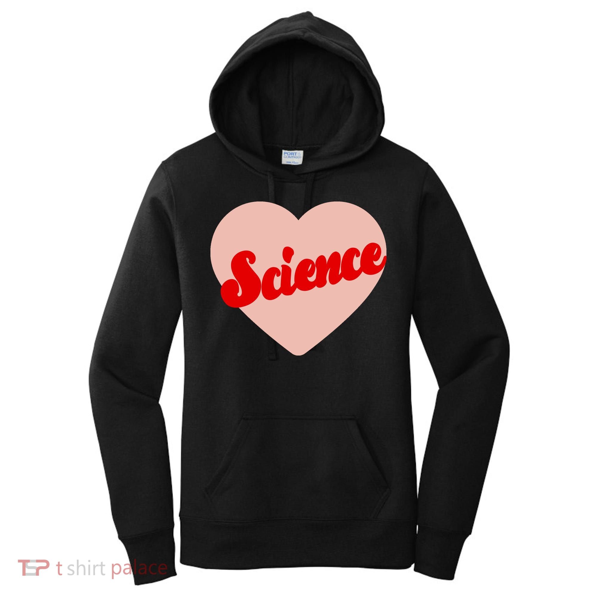 Love Science Retro Heart Women's Hoodie