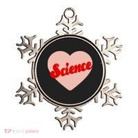 Love Science Retro Heart Ornament thumb 0