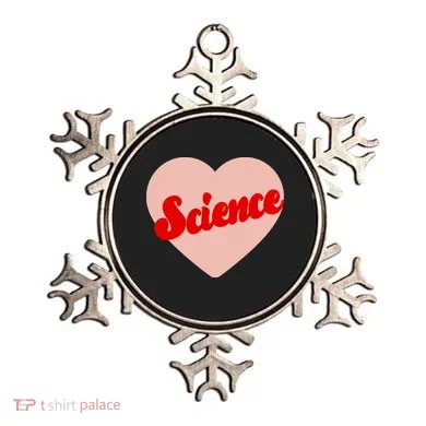 Love Science Retro Heart Ornament