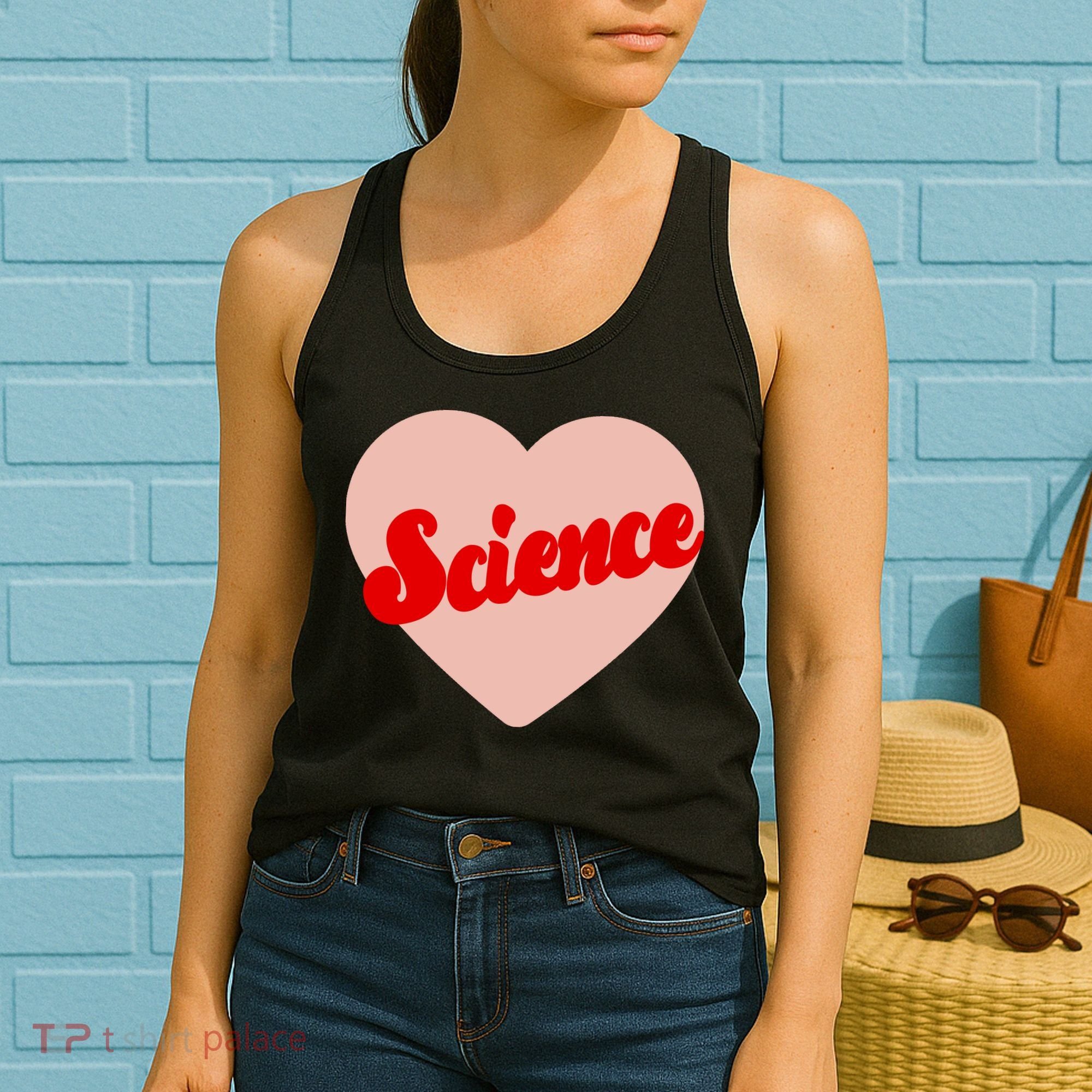 Love Science Retro Heart Women's Tank Top
