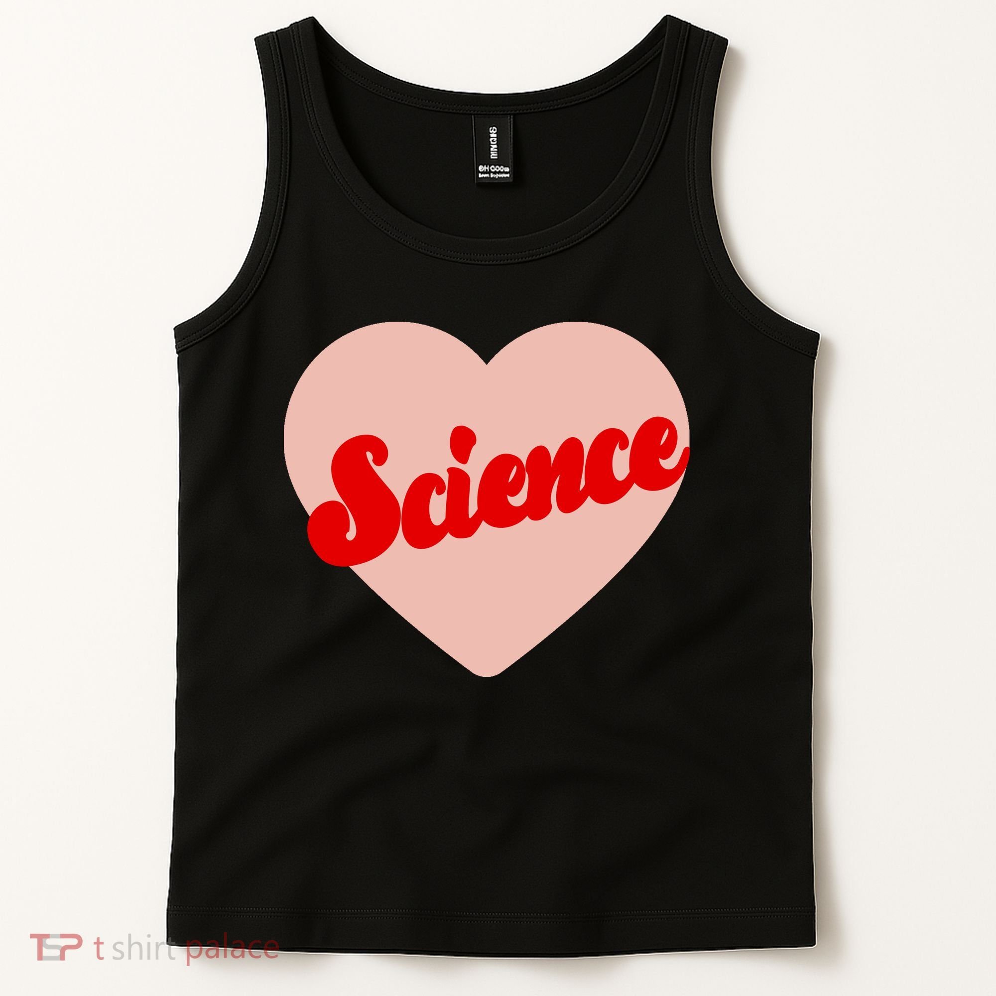Love Science Retro Heart Tank Top