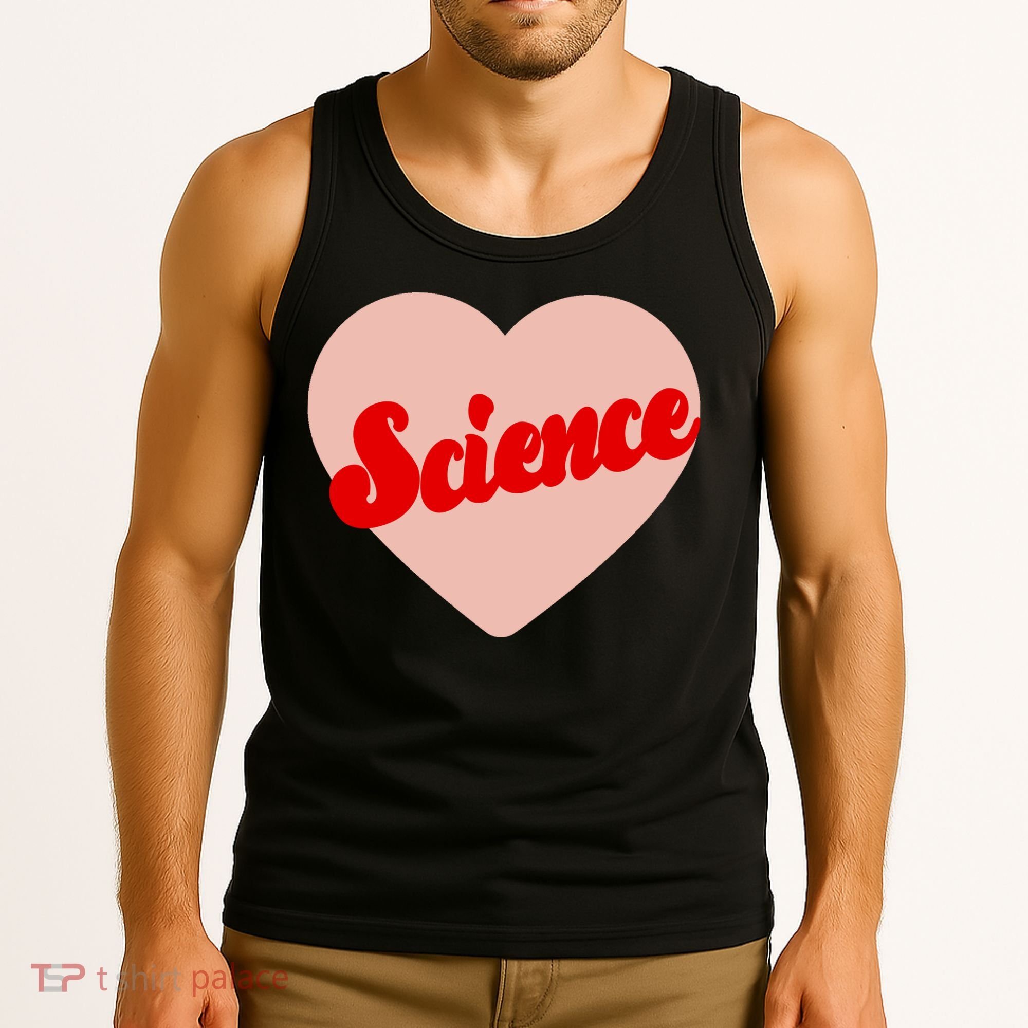 Love Science Retro Heart Tank Top