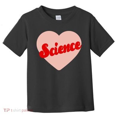 Love Science Retro Heart Toddler T-Shirt
