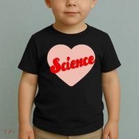 Love Science Retro Heart Toddler T-Shirt thumb 2