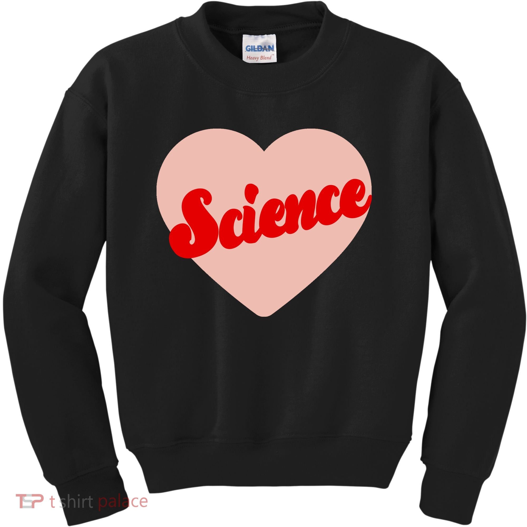 Love Science Retro Heart Kids Sweatshirt