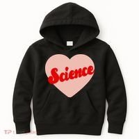 Love Science Retro Heart Kids Hoodie thumb 0