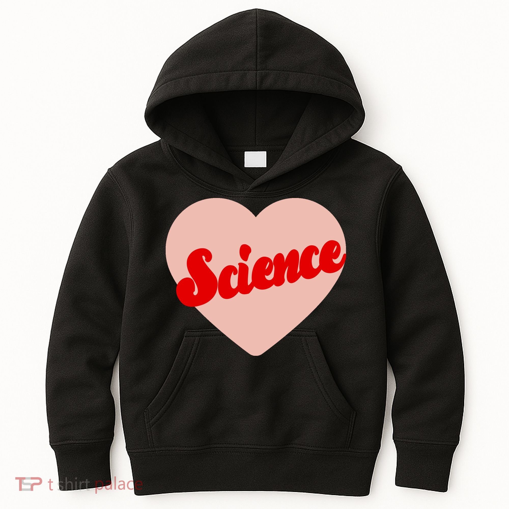 Love Science Retro Heart Kids Hoodie