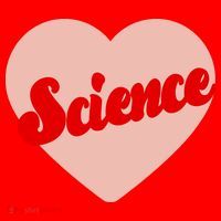 Love Science Retro Heart Santa Hat thumb 1