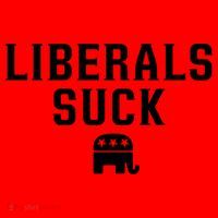 Liberals Suck Republican Party Elephant Conservatives Santa Hat thumb 1