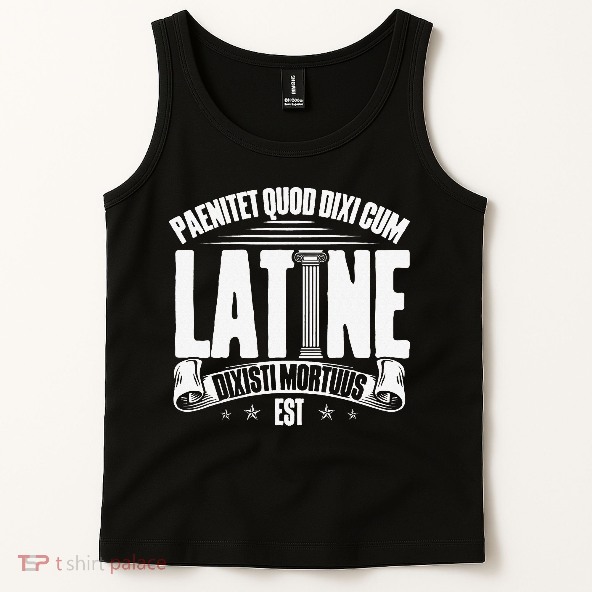 Latin School Roman Culture Latin Saying Manual Latin Tank Top