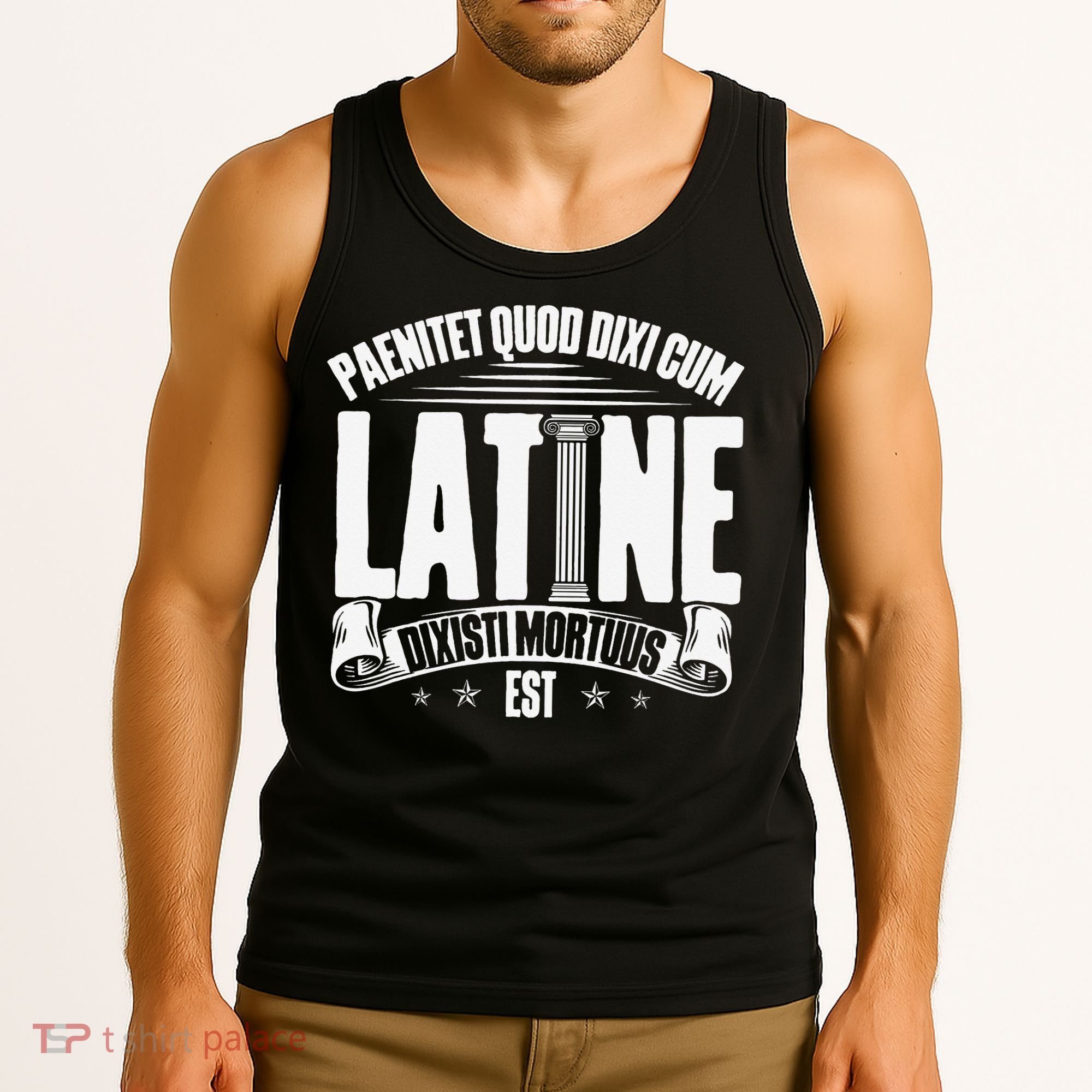 Latin School Roman Culture Latin Saying Manual Latin Tank Top