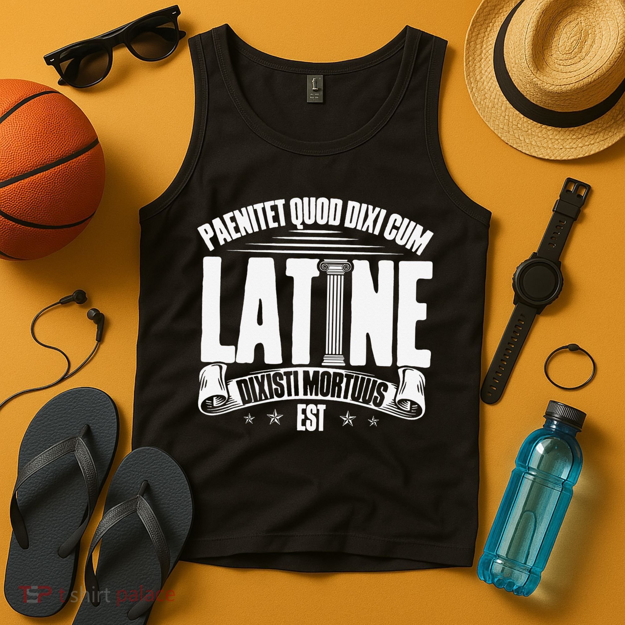 Latin School Roman Culture Latin Saying Manual Latin Tank Top