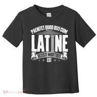Latin School Roman Culture Latin Saying Manual Latin Toddler T-Shirt thumb 0