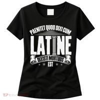 Latin School Roman Culture Latin Saying Manual Latin Women's T-Shirt thumb 0