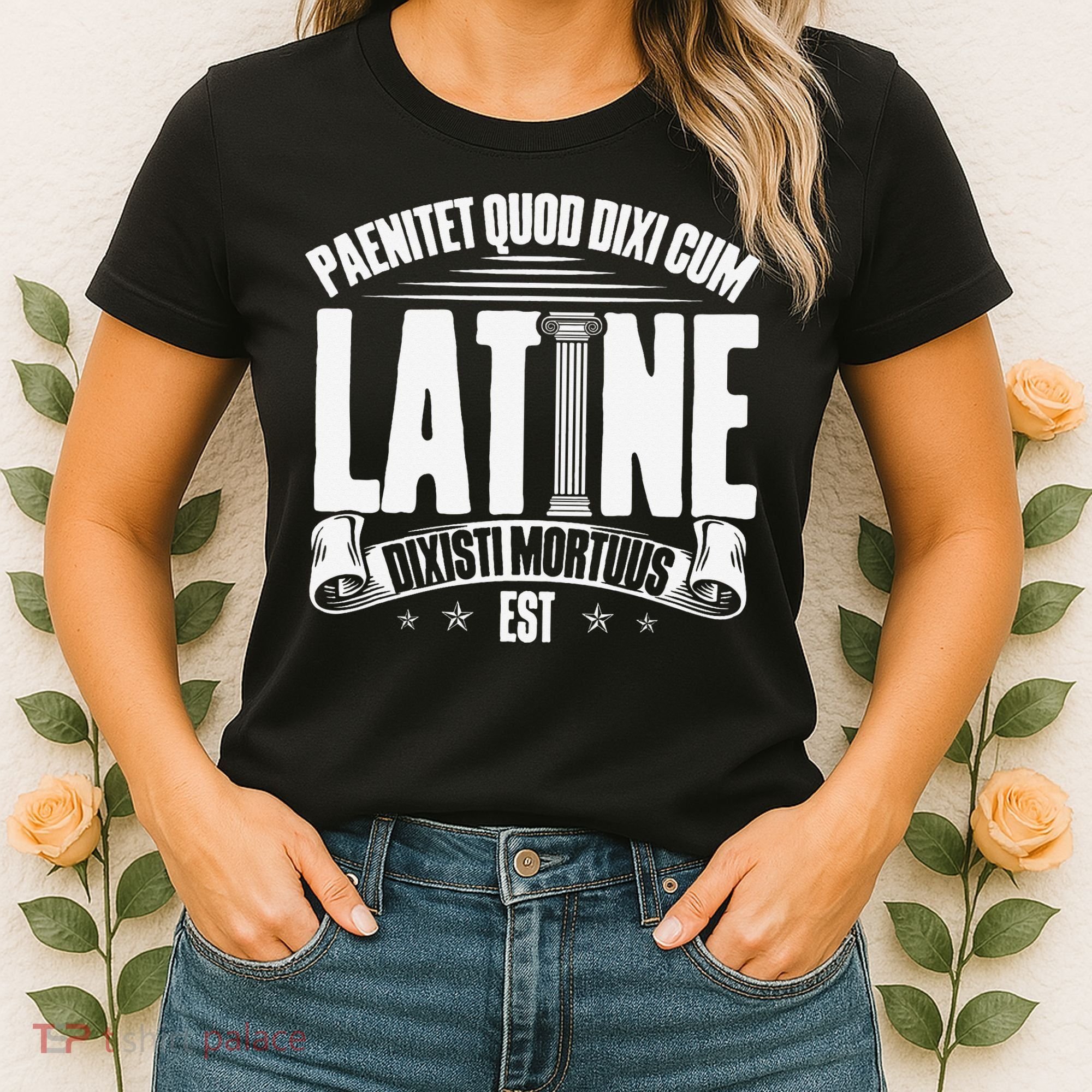 Latin School Roman Culture Latin Saying Manual Latin Women's T-Shirt
